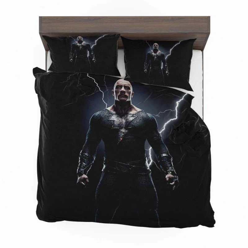 Alternative view of Dwayne Johnson In Black Adam DC Movie Bedding Set - Custom Bedding Set