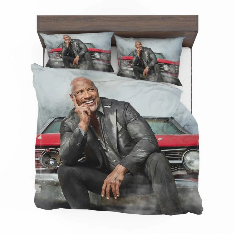 Alternative view of Dwayne Johnson In Fast & Furious Presents Hobbs & Shaw Movie Bedding Set - Custom Bedding Set