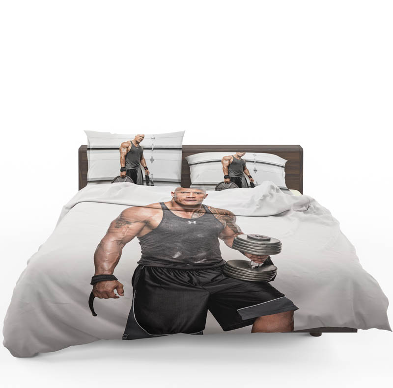 Alternative view of Dwayne Johnson The Rock Bedding Set - Custom Bedding Set