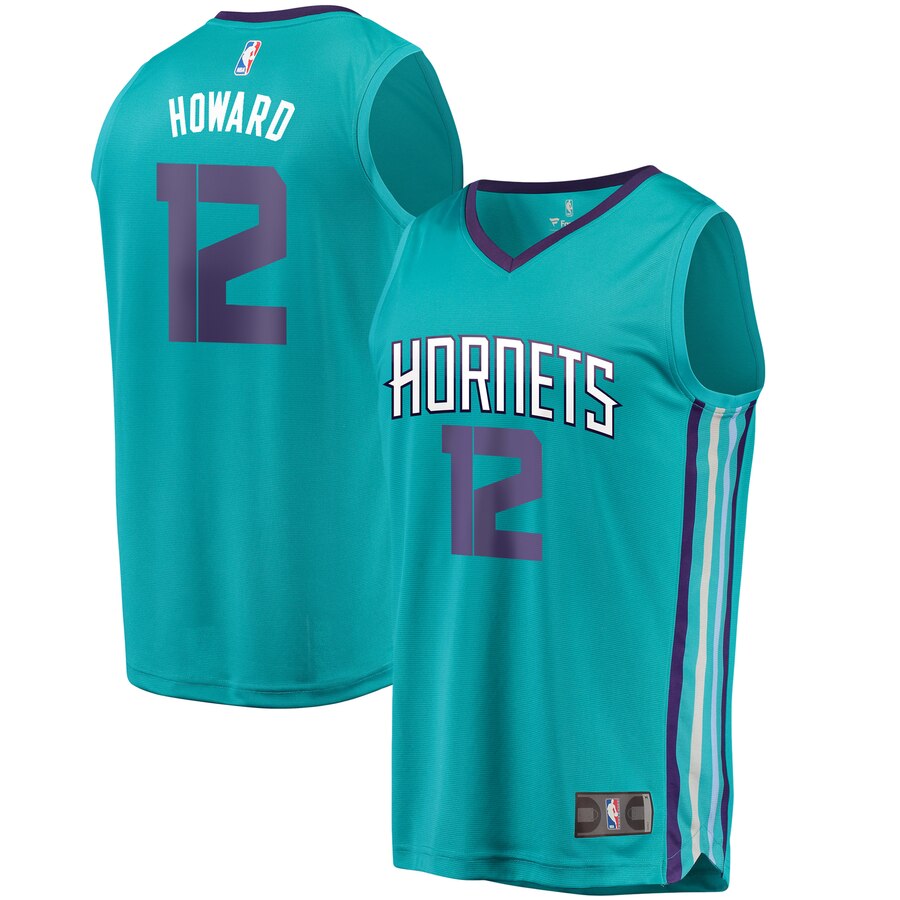 Dwight Howard Charlotte Hornets Fanatics Branded Fast Break Replica Basketball Jersey Teal - Icon Edition
