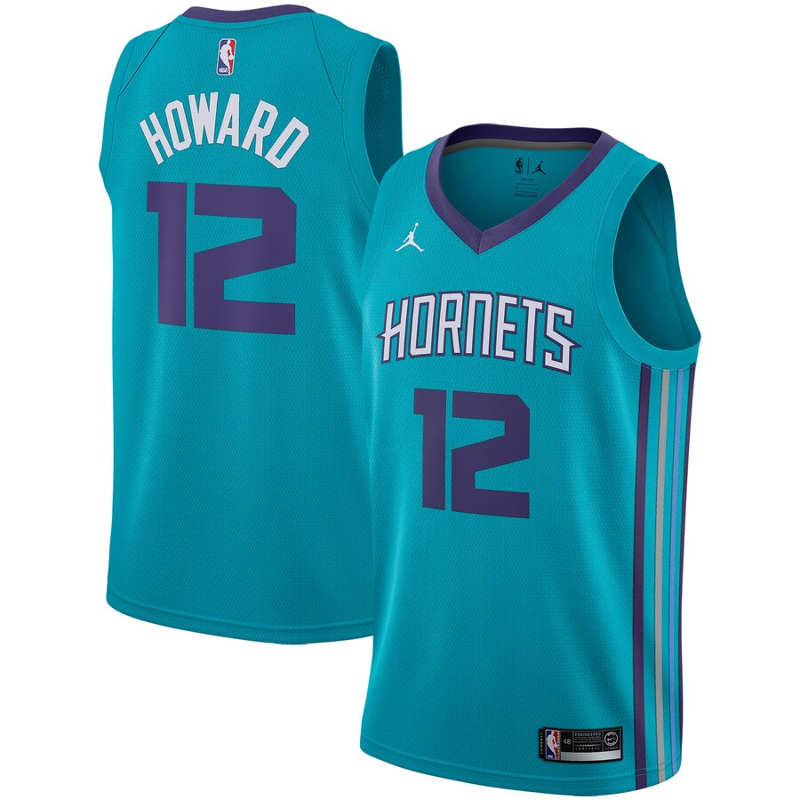 Dwight Howard Charlotte Hornets Jordan Brand Swingman Basketball Jersey - Icon Edition - Teal
