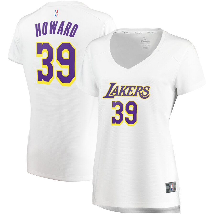 Dwight Howard Los Angeles Lakers Fanatics Branded Women's Fast Break Player Basketball Jersey - Association Edition - White