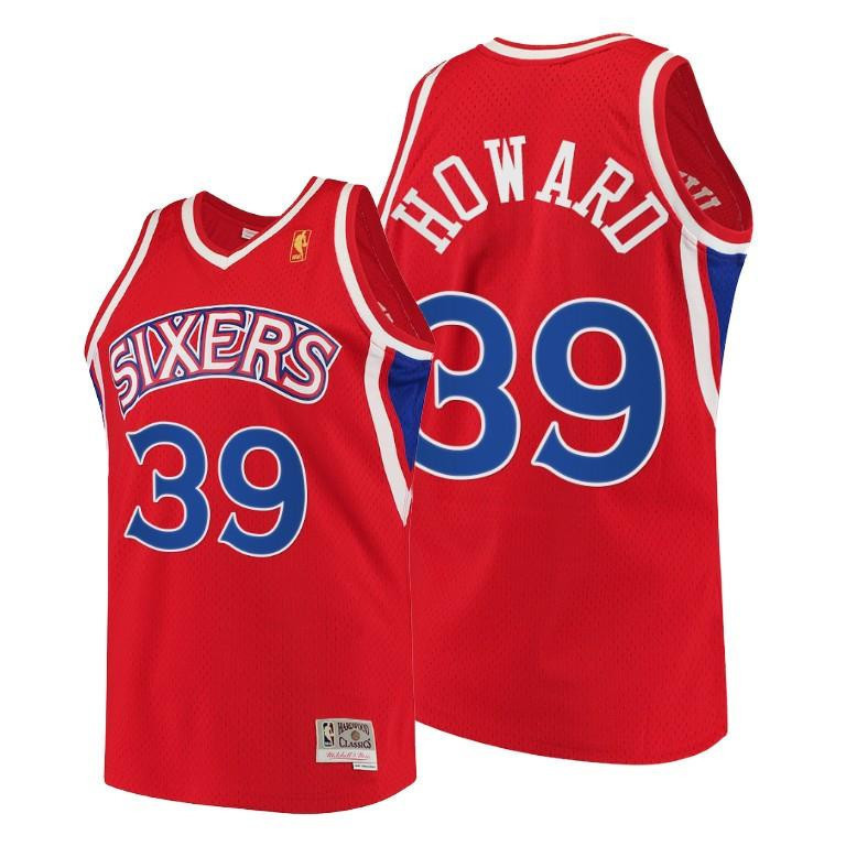 Dwight Howard Philadelphia 76ers Red Throwback 90s Basketball Jersey HWC Swingman - Men Basketball Jersey - JS555 