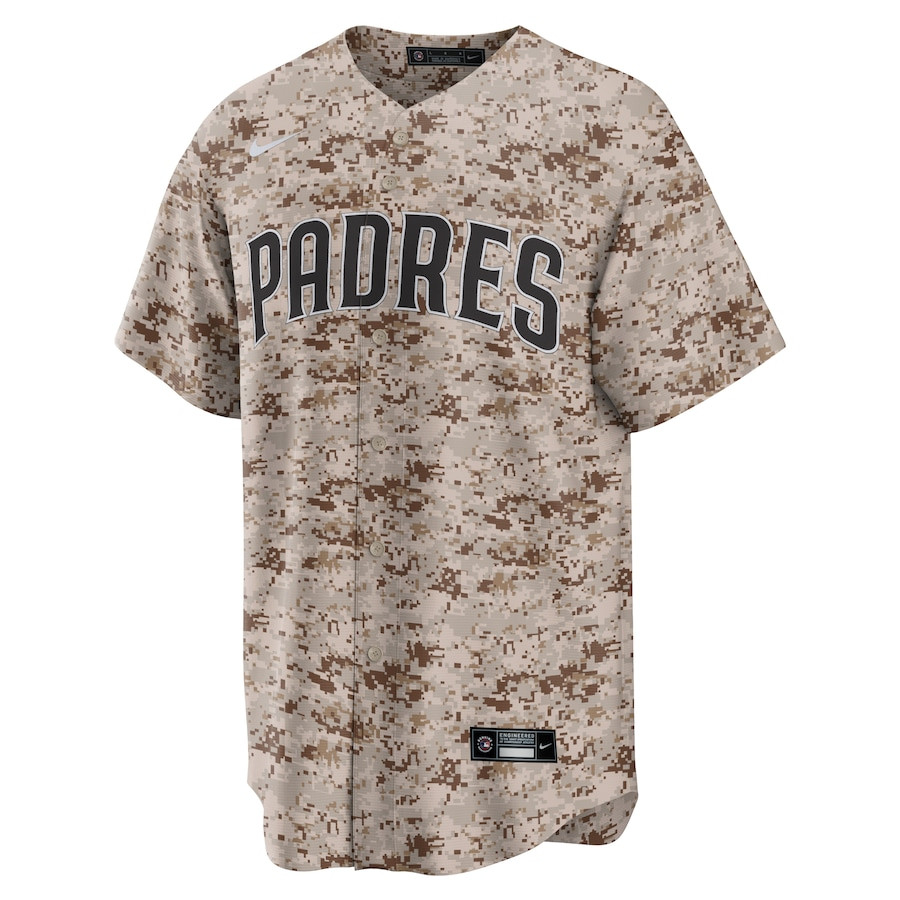Alternative view of Dylan Cease 84 San Diego Padres Alternate Men Baseball Jersey - Camo 