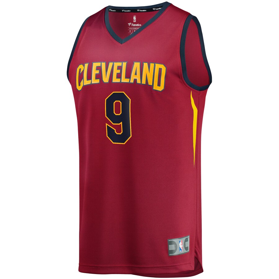 Alternative view of Dylan Windler Cleveland Cavaliers Fanatics Branded Youth Fast Break Replica Basketball Jersey Wine - Icon Edition