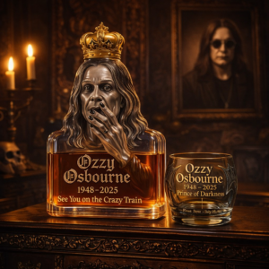 Alternative view of Ozzy Osbourne Whiskey Bottle