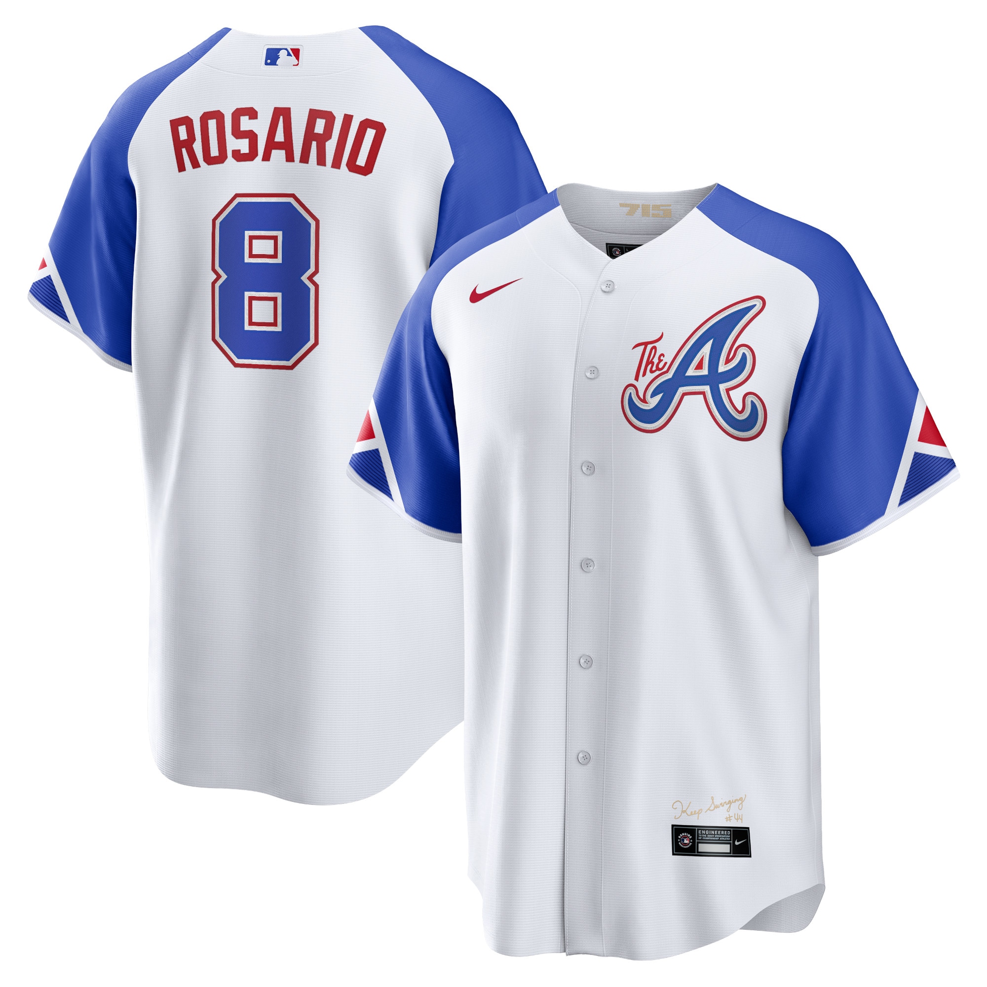 Eddie Rosario Atlanta Braves 2023 City Connect Replica Player Baseball Jersey - White