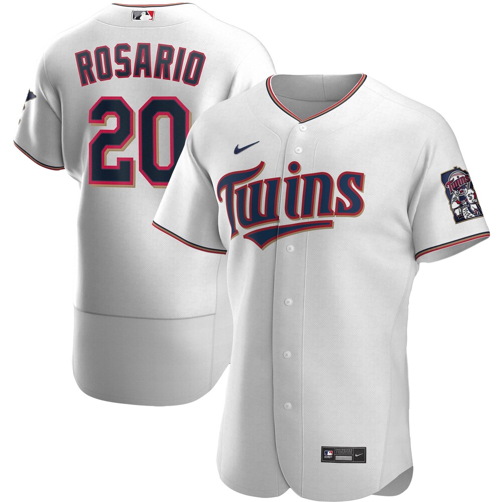 Eddie Rosario Minnesota Twins Home 2020 Player Baseball Jersey - White