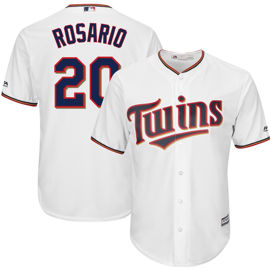 Eddie Rosario Minnesota Twins Majestic Alternate Cool Base Replica Player Baseball Jersey - White