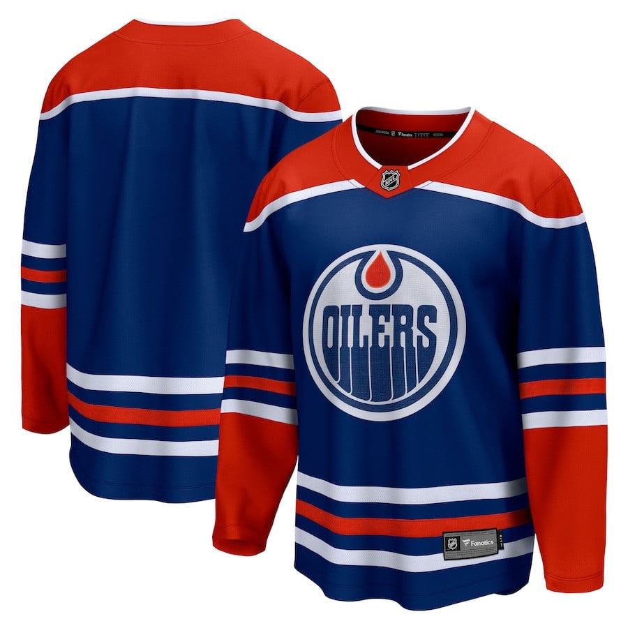 Edmonton Oilers Home Breakaway Hockey Jersey - Men - JS409 