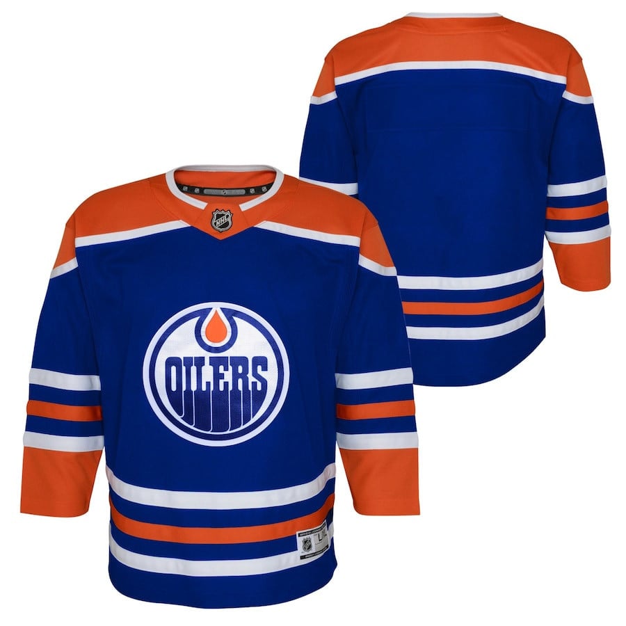 Edmonton Oilers Home Hockey Jersey - Youth - JS995 