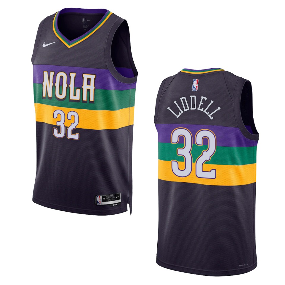 E.j. Liddell Purple City Edition 2022-23 New Orleans Pelicans Swingman Basketball Jersey