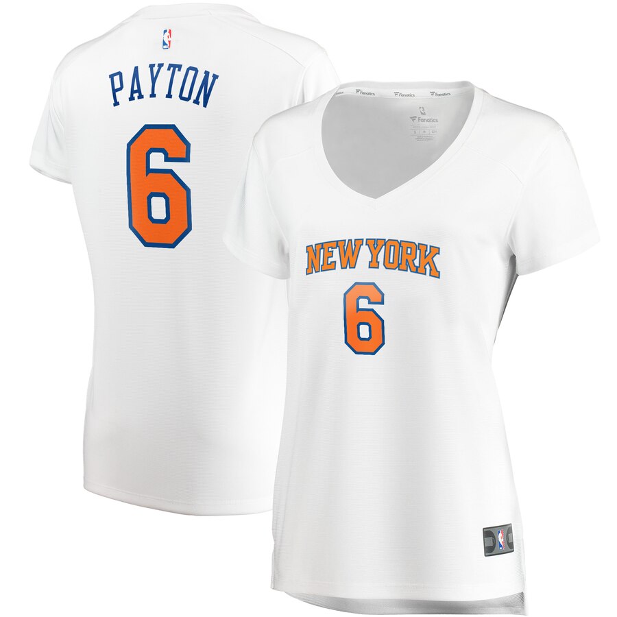 Elfrid Payton New York Knicks Fanatics Branded Women's Fast Break Player Replica Basketball Jersey - Association Edition - White