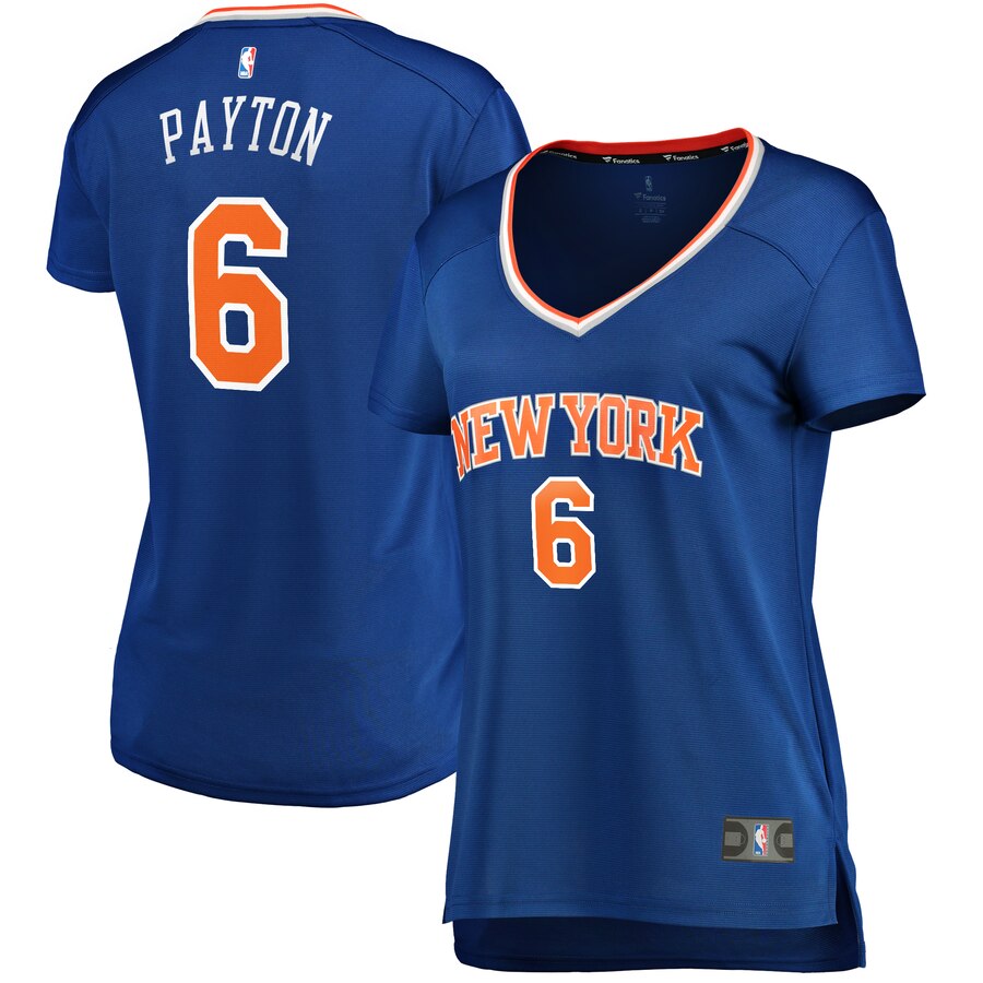 Elfrid Payton New York Knicks Fanatics Branded Women's Fast Break Player Replica Basketball Jersey - Icon Edition - Blue