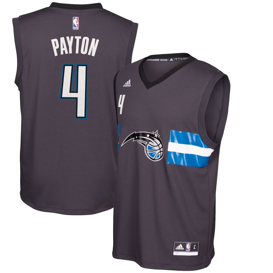 Elfrid Payton Orlando Magic Adidas Alternate Replica Basketball Jersey - Black