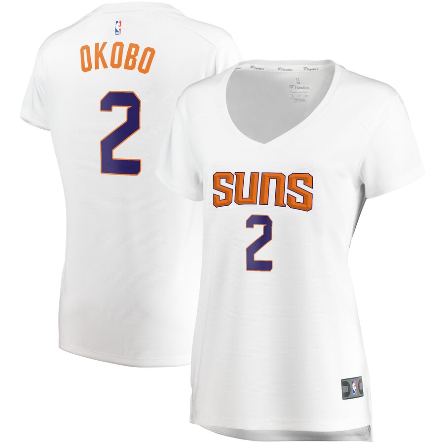 Elie Okobo Phoenix Suns Fanatics Branded Women's Fast Break Player Replica Jersey - Association Edition - White