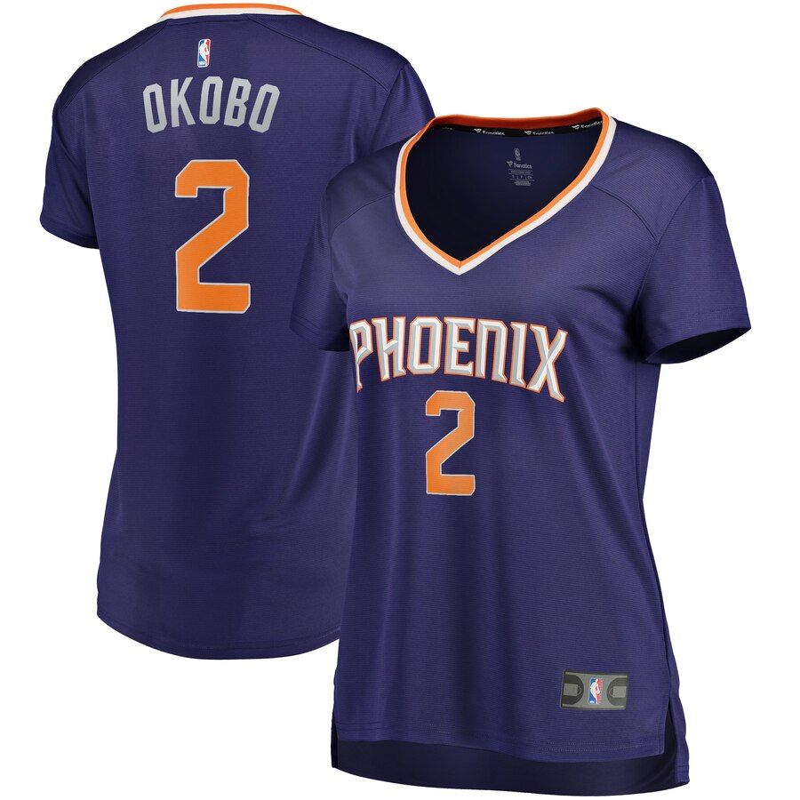 Elie Okobo Phoenix Suns Fanatics Branded Women's Fast Break Player Replica Jersey - Icon Edition - Purple