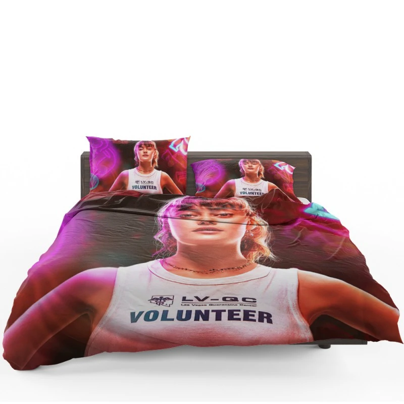 Ella Purnell As Kate Ward In Army Of The Dead Movie Bedding Set - Custom Bedding Set