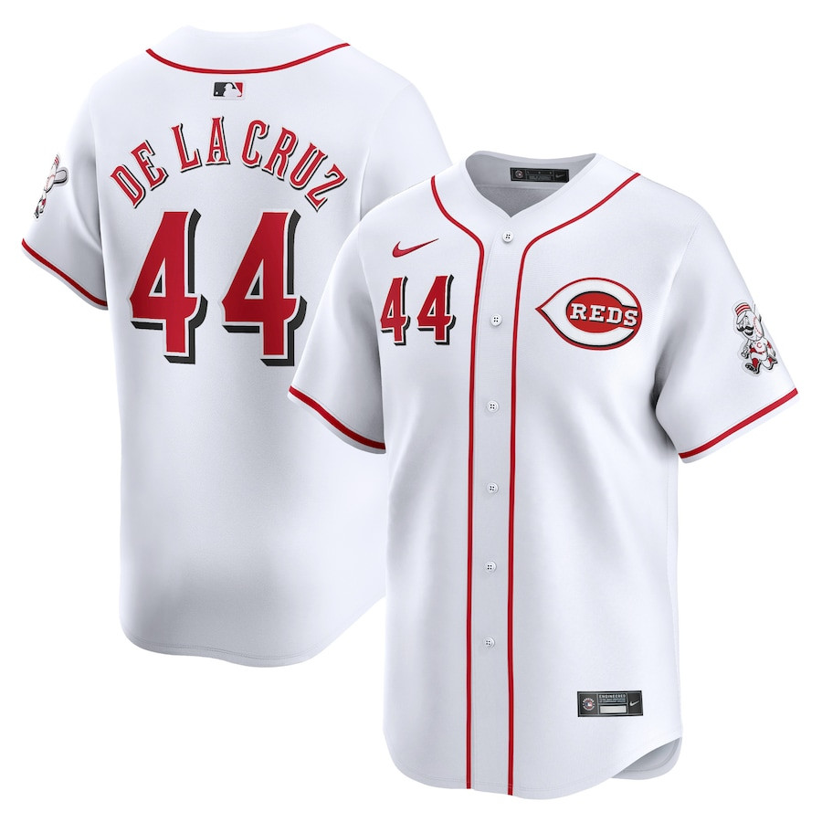 Elly De La Cruz 44 Cincinnati Reds Home Limited Player Men Baseball Jersey - White