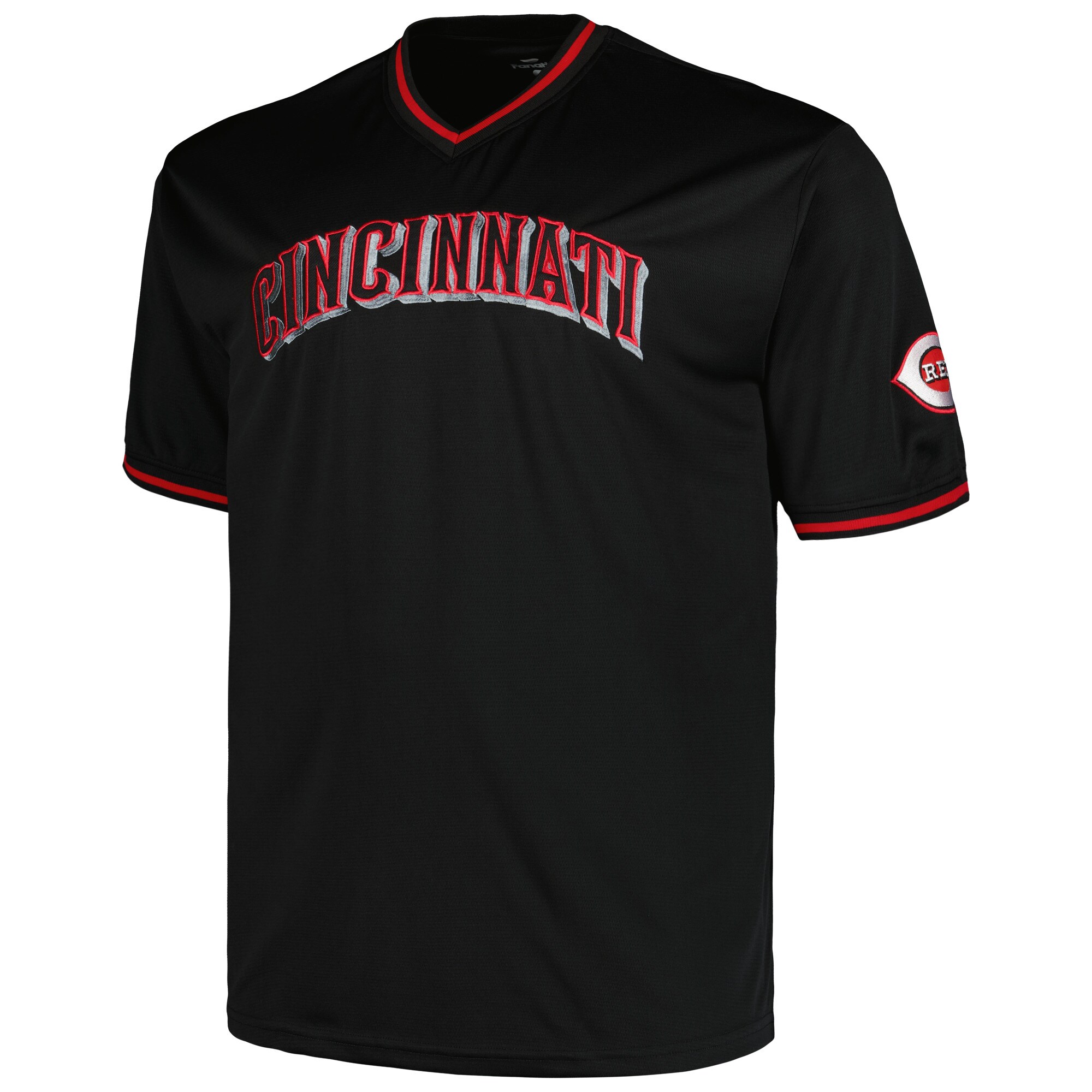Alternative view of Elly De La Cruz Cincinnati Reds Profile Big & Tall Pop Fashion Player Baseball Jersey - Black
