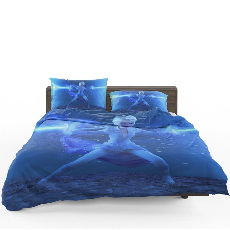 Elsa In Disney Frozen 2 Kids Movie Bedding Set - Custom Bedding Set