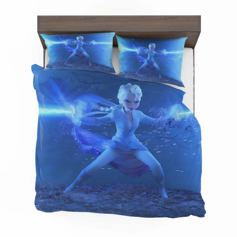 Alternative view of Elsa In Disney Frozen 2 Kids Movie Bedding Set - Custom Bedding Set