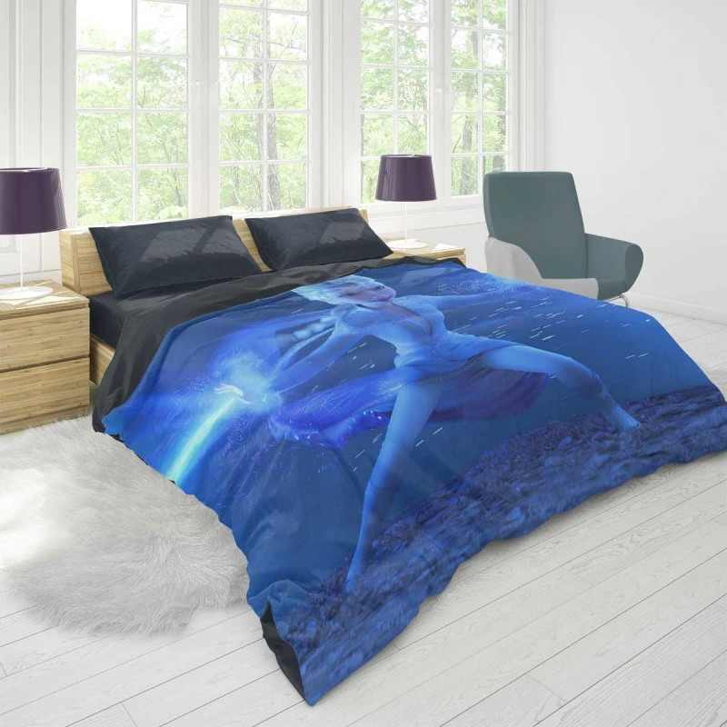 Alternative view of Elsa In Disney Frozen 2 Kids Movie Duvet Cover - Custom Bedding Set