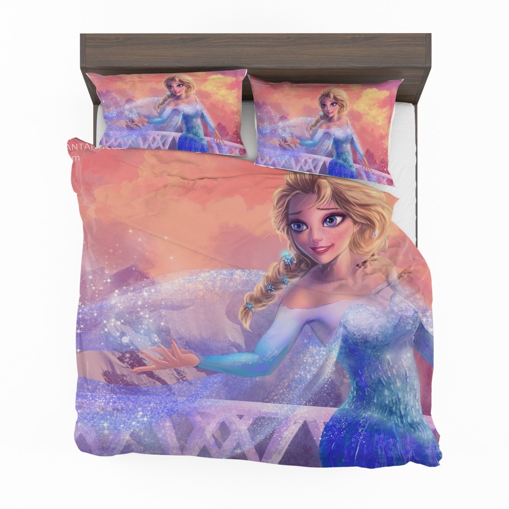 Alternative view of Elsa In Frozen 2 Movie Bedding Set - Custom Bedding Set