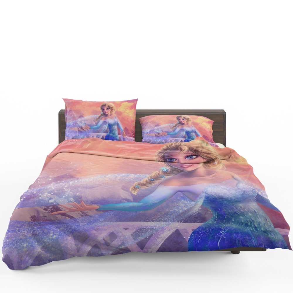 Elsa In Frozen 2 Movie Bedding Set - Custom Bedding Set