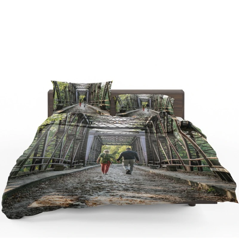Emily Blunt & John Krasinski In A Quiet Place Part II Movie Bedding Set - Custom Bedding Set
