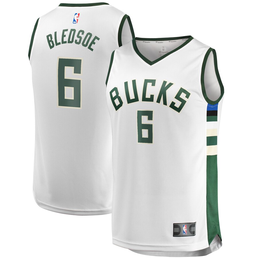 Eric Bledsoe Milwaukee Bucks Fanatics Branded Youth Fast Break Replica Player Basketball Jersey - Association Edition - White