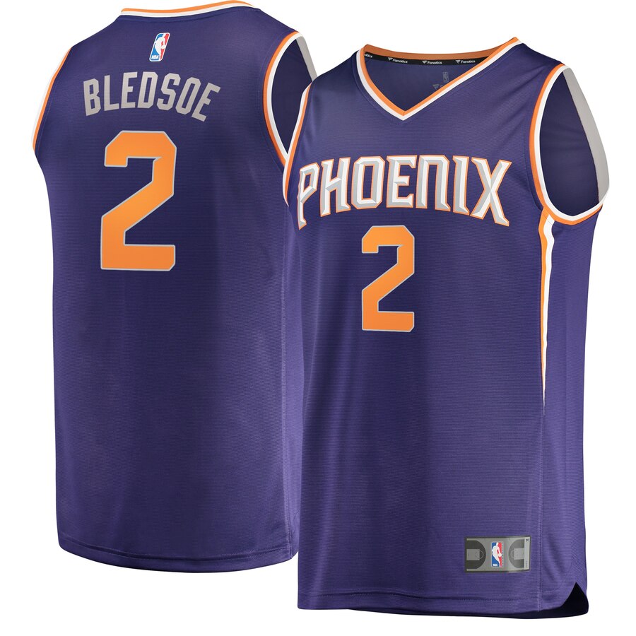 Eric Bledsoe Phoenix Suns Fanatics Branded Fast Break Replica Jersey Purple - Icon Edition
