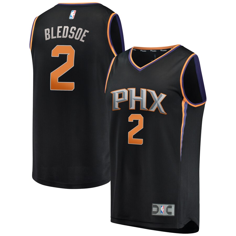 Eric Bledsoe Phoenix Suns Fanatics Branded Youth Fast Break Replica Jersey Black - Statement Edition