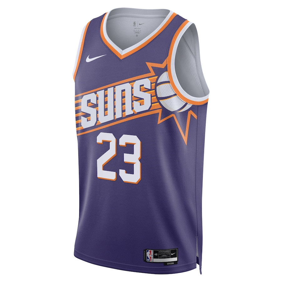Alternative view of Eric Gordon 23 Phoenix Suns 2023/24 Swingman Jersey - Icon Edition - Purple - JS680 