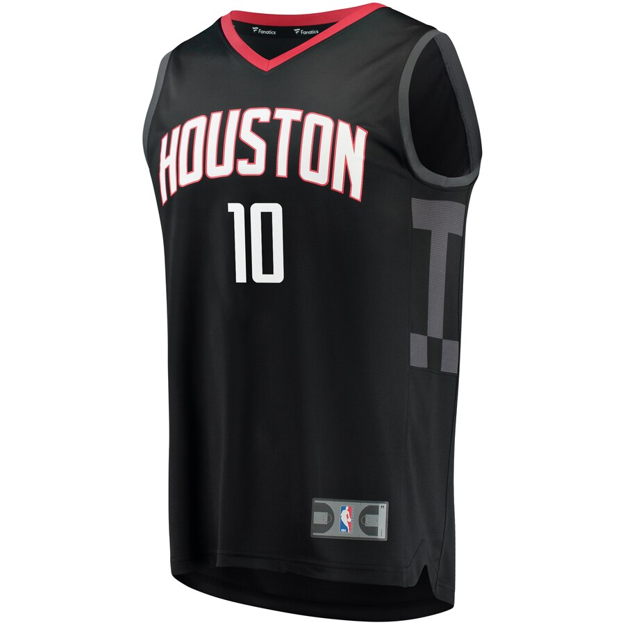 Alternative view of Eric Gordon Houston Rockets Fanatics Branded Fast Break Replica Basketball Jersey Black - Statement Edition