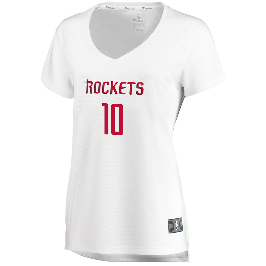 Alternative view of Eric Gordon Houston Rockets Fanatics Branded Women's Fast Break Player Basketball Jersey White - Association Edition