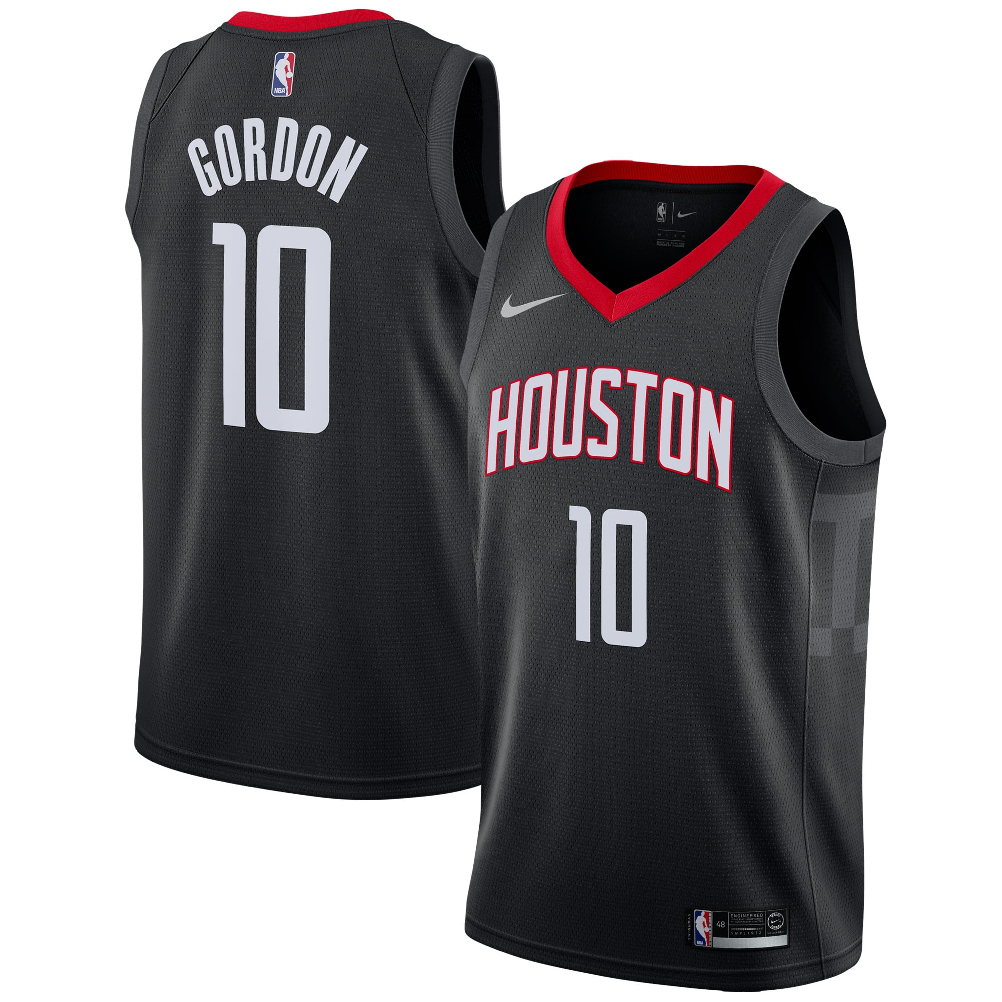 Eric Gordon Houston Rockets Swingman Basketball Jersey – Statement Edition – Black