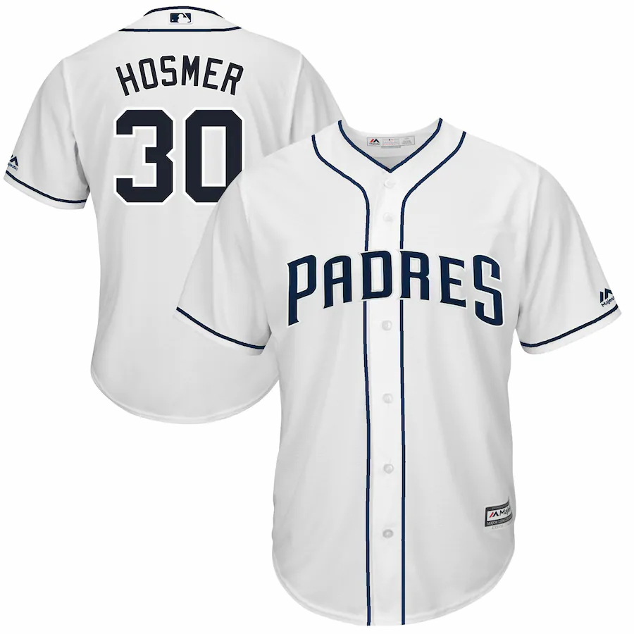 Eric Hosmer San Diego Padres Majestic Home Cool Base Player Replica Baseball Jersey - White
