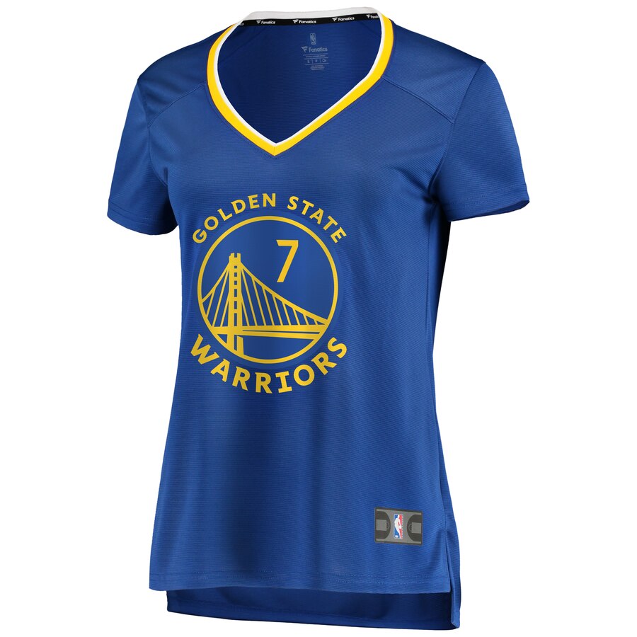 Alternative view of Eric Paschall Golden State Warriors Fanatics Branded Women's Fast Break Replica Player Basketball Jersey - Icon Edition - Royal