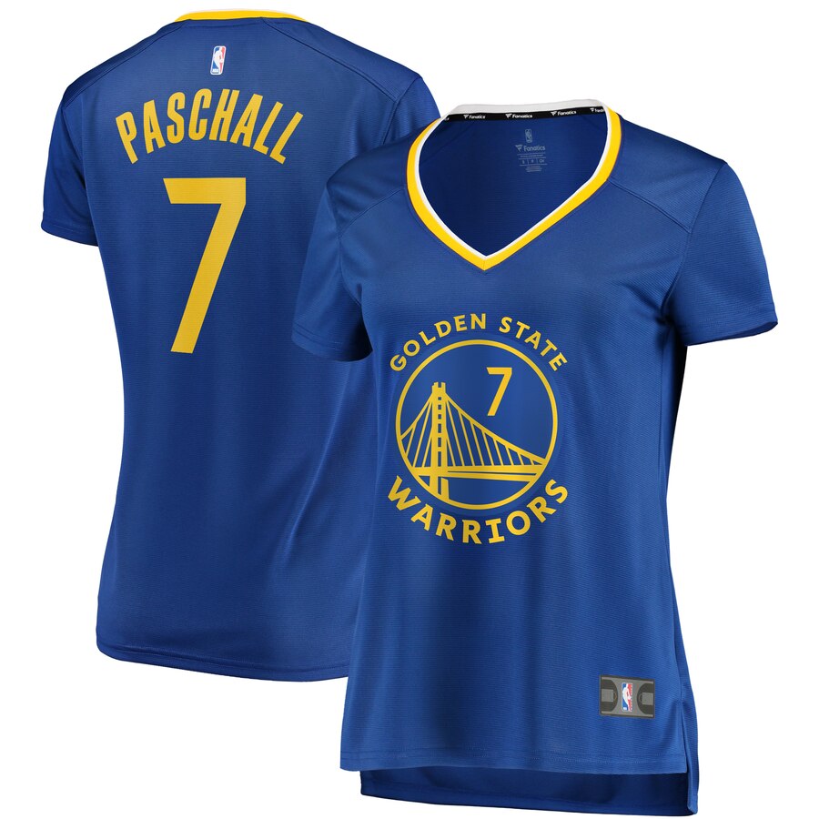 Eric Paschall Golden State Warriors Fanatics Branded Women's Fast Break Replica Player Basketball Jersey - Icon Edition - Royal