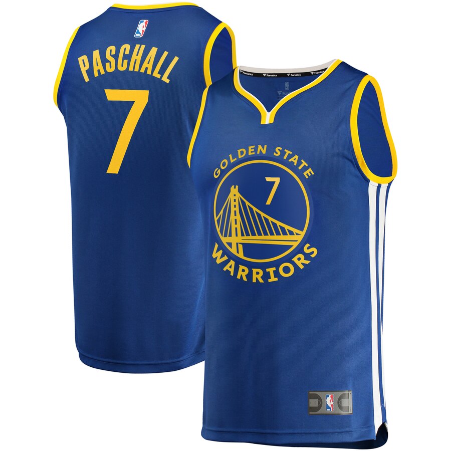 Eric Paschall Golden State Warriors Fanatics Branded Youth Fast Break Replica Basketball Jersey - Icon Edition - Royal