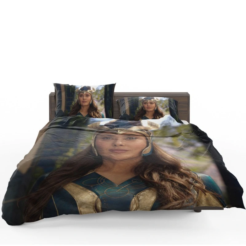 Eternals Movie Salma Hayek Ajak Marvel Bedding Set - Custom Bedding Set