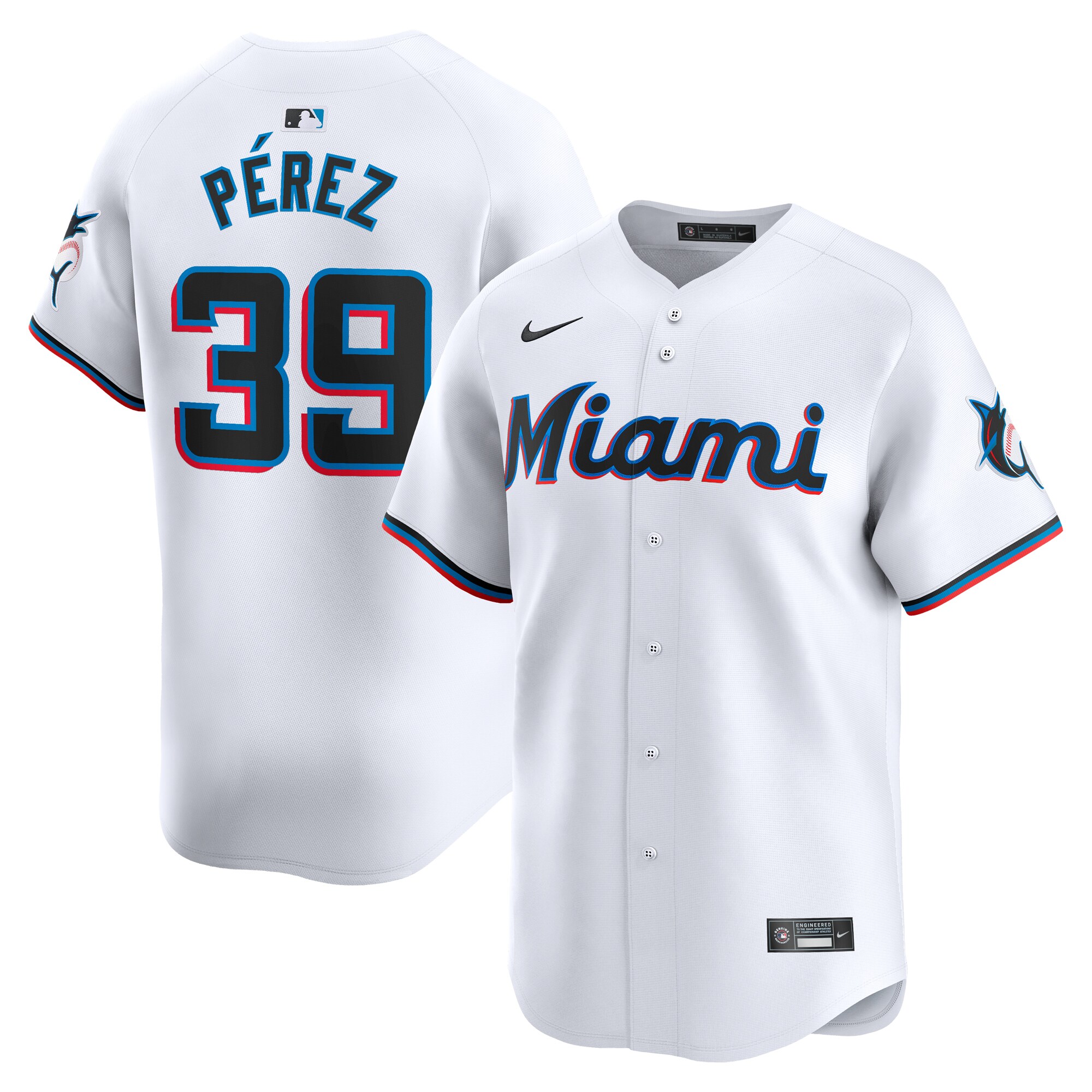 Eury PÃƒÆ’Ã‚Â©rez Miami Marlins Home Limited Player Baseball JerseyÃƒâ€šÃ‚Â ÃƒÂ¢Ã¢â€šÂ¬Ã¢â‚¬Å“ White