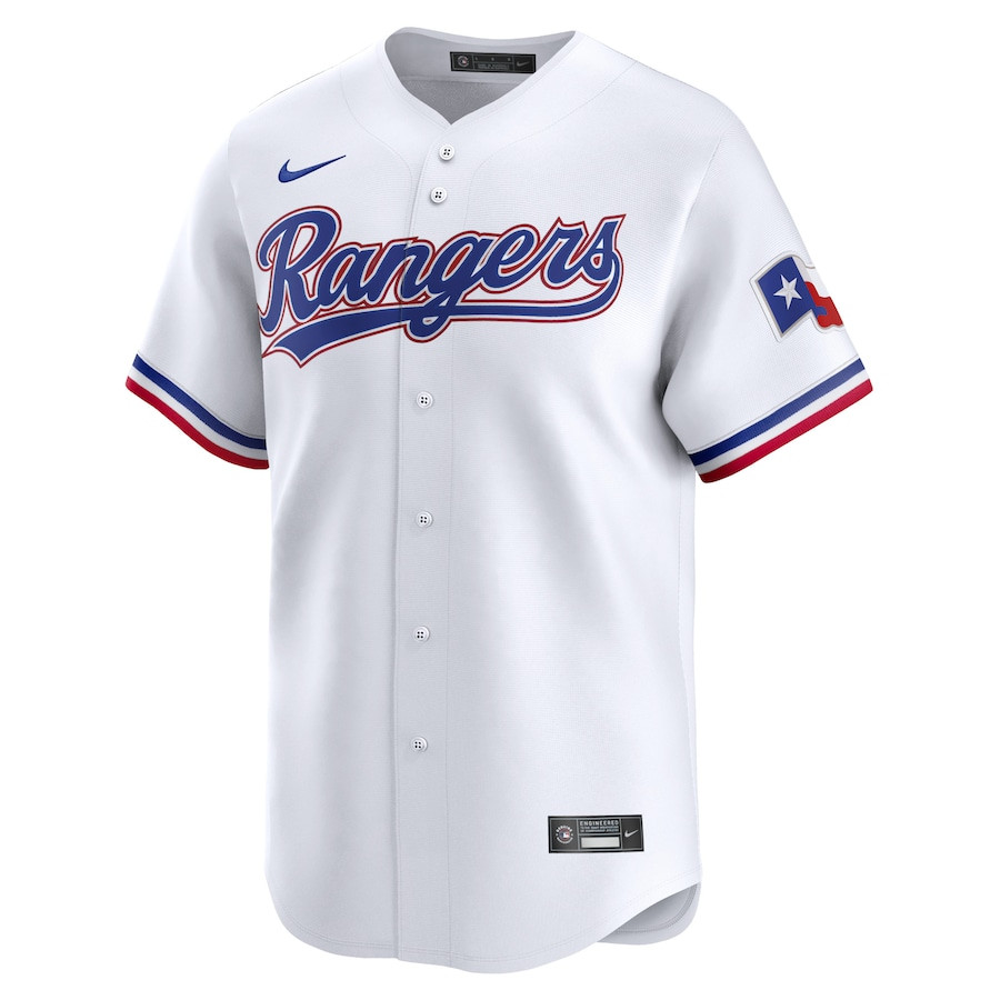 Alternative view of Evan Carter 32 Texas Rangers Home Limited Men Baseball Jersey - White - JS334 
