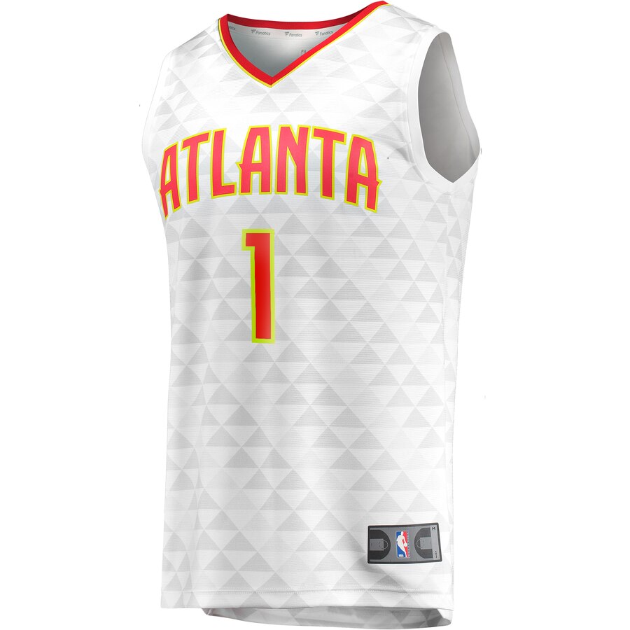 Alternative view of Evan Turner Atlanta Hawks Fanatics Branded Fast Break Replica Basketball Jersey White - Association Edition