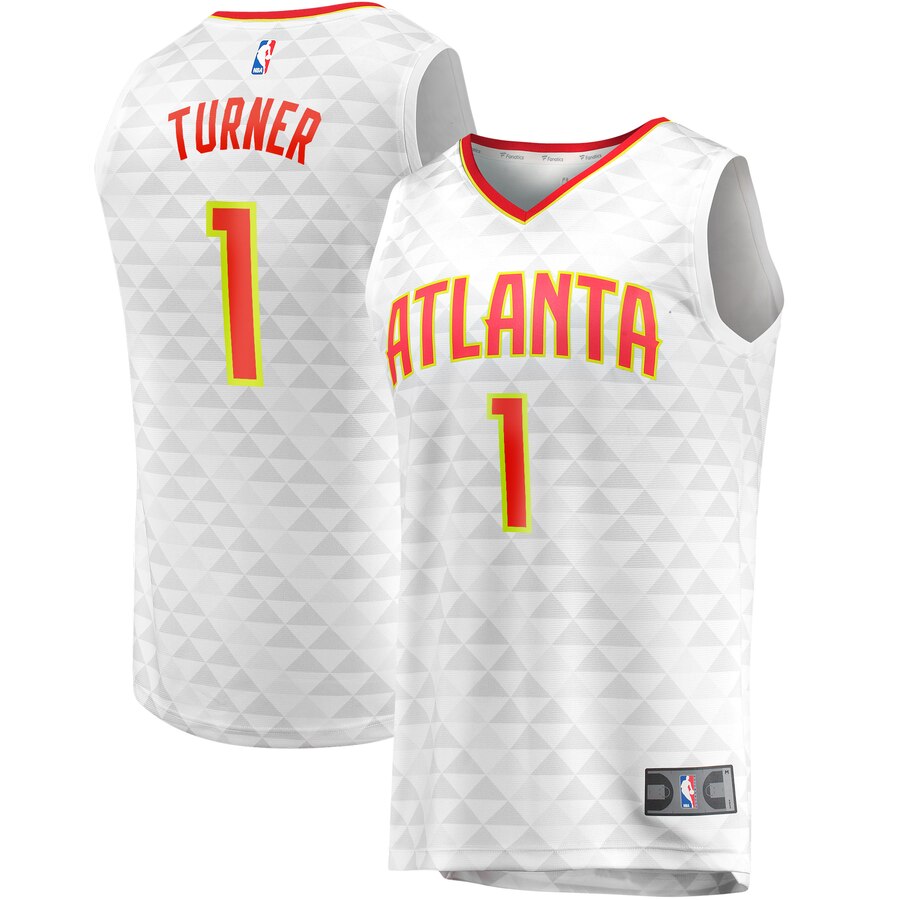 Evan Turner Atlanta Hawks Fanatics Branded Fast Break Replica Basketball Jersey White - Association Edition