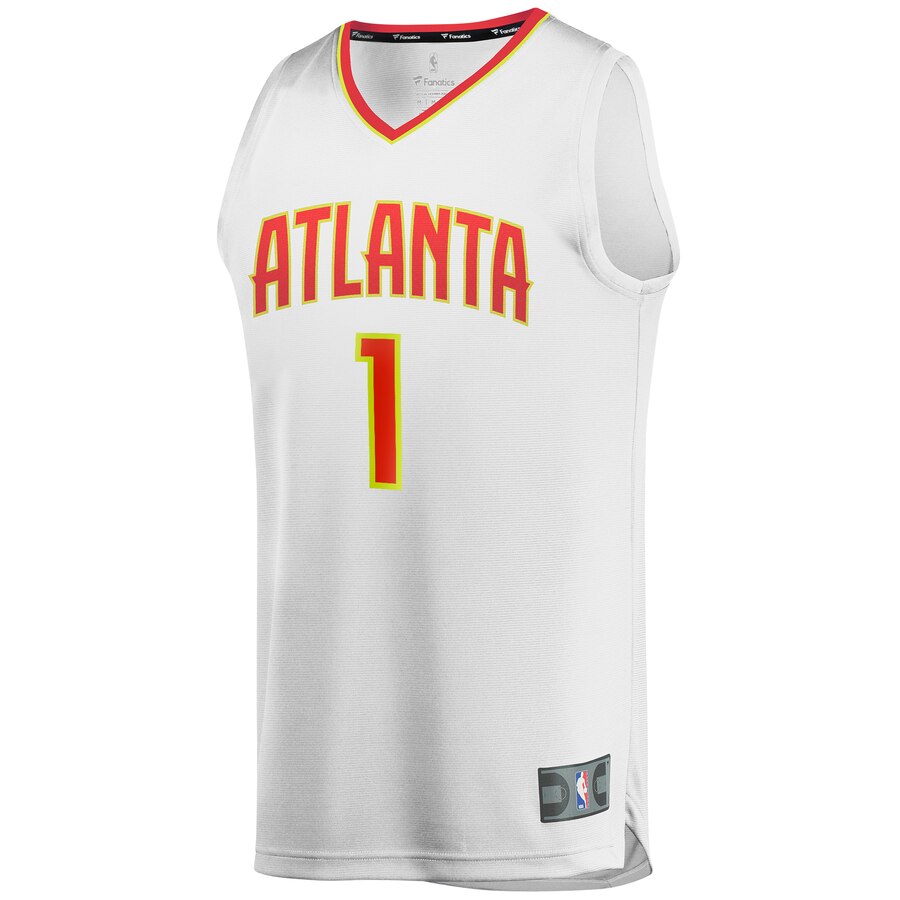 Alternative view of Evan Turner Atlanta Hawks Fanatics Branded Youth Fast Break Replica Basketball Jersey White - Association Edition