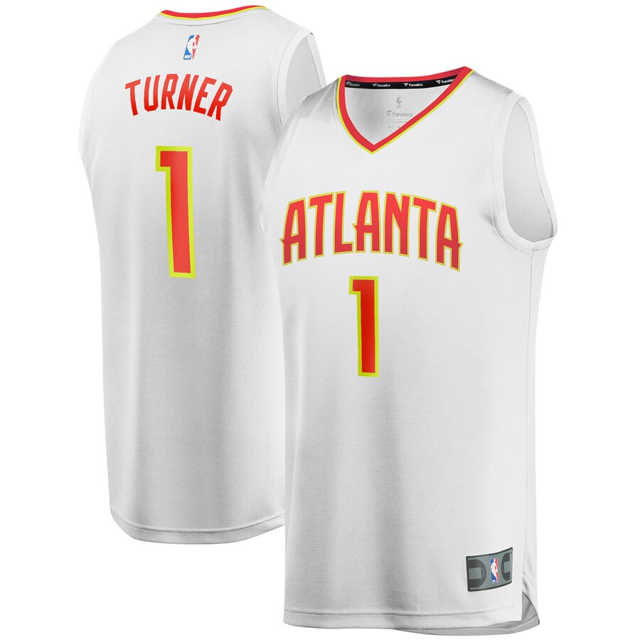 Evan Turner Atlanta Hawks Fanatics Branded Youth Fast Break Replica Basketball Jersey White - Association Edition