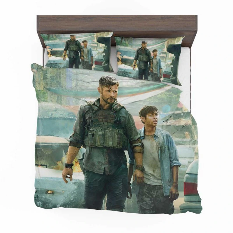 Alternative view of Extraction Movie Chris Hemsworth Bedding Set - Custom Bedding Set