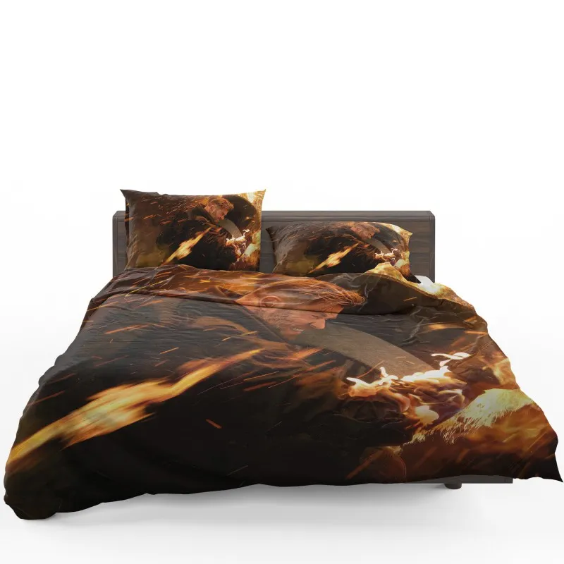 Ezra Miller The Flashs Lightning Strike Bedding Set - Custom Bedding Set